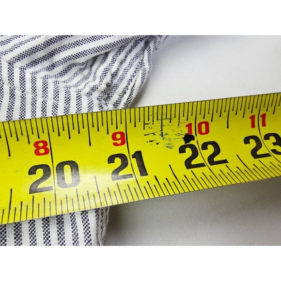 Ben Sherman Medium Mens Pocket Logo Black White Stripe The British Oxford Shirt - Picture 2 of 11